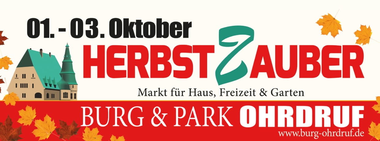 Herbstzauber Burg & Park Ohrdruf