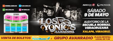 Concierto de Los Yonics de Zamacona 