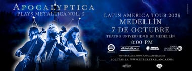 APOCALYPTICA PLAYS METALLICA VOL 2 - SOUTH AMERICA TOUR