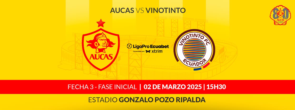 SD AUCAS VS VINOTINTO FC