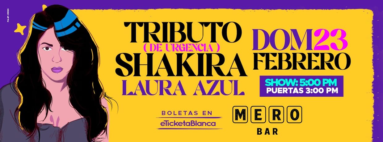 TRIBUTO SHAKIRA CON LAURA AZUL (EN MERO BAR)
