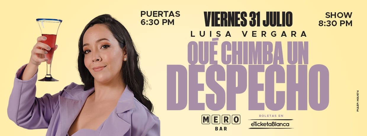 LUISA VERGARA: QUÉ CHIMBA UN DESPECHO (EN MERO BAR)