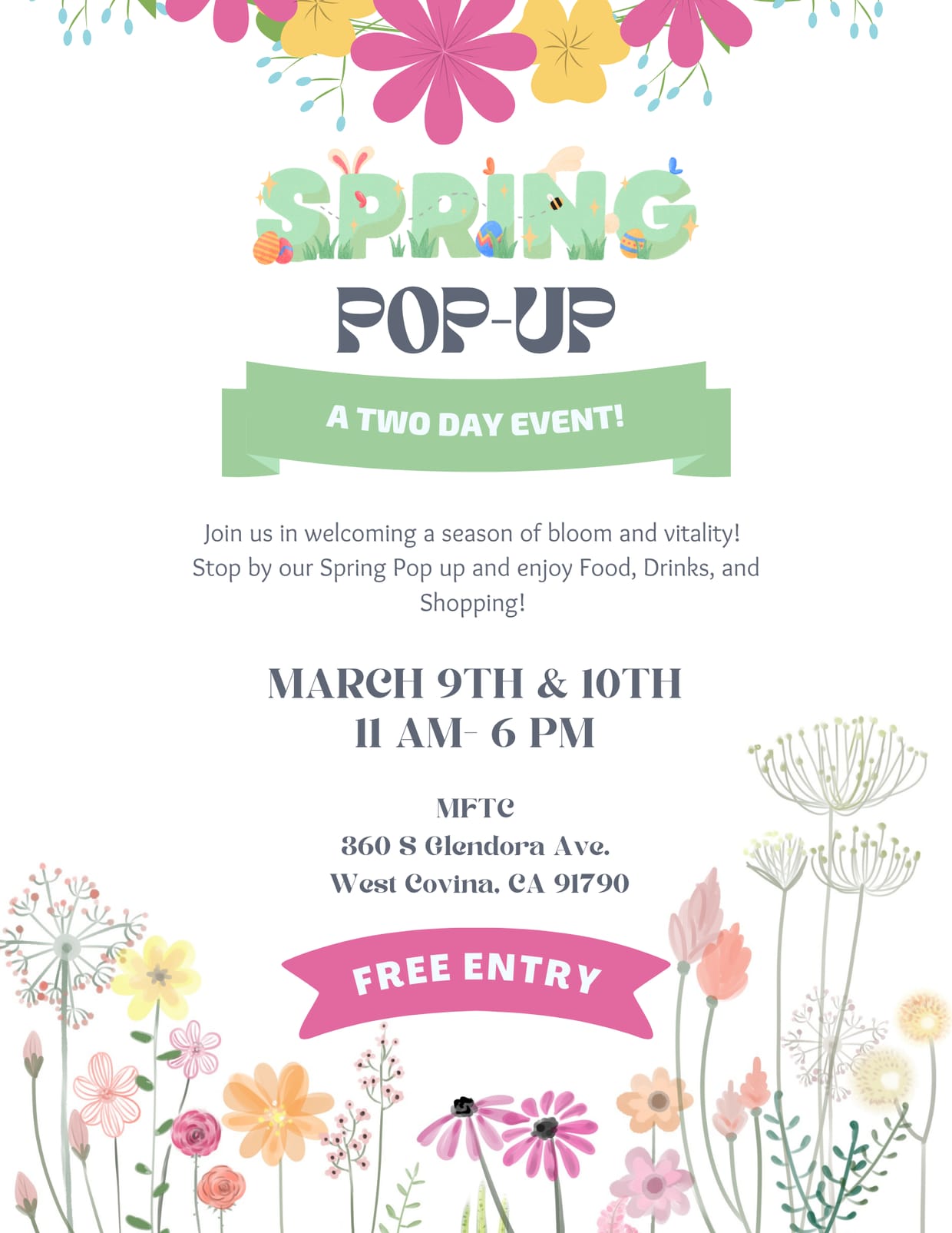 Spring Pop Up