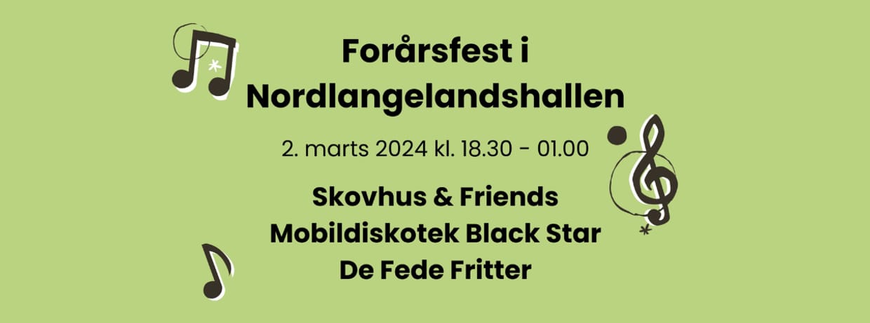 Forårsfest i Nordlangelandshallen
