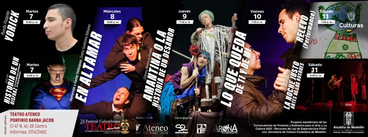 24 FESTIVAL COLOMBIANO DE TEATRO CIUDAD DE MEDELLIN 2025