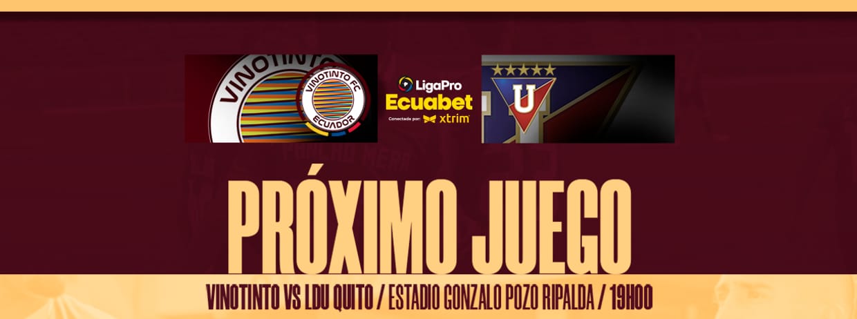 HINCHADA LOCAL VINOTINTO F.C. y LIGA DEPORTIVA UNIVERSITARIA.