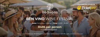 BEN VINO @ Seasons Wine Festival, Hartbeespoort