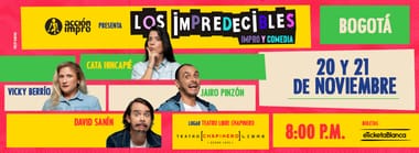 Acción Impro: Los Impredecibles en BOGOTÁ - TEATRO LIBRE CHAPINERO