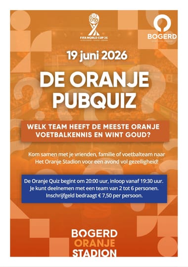 Pubquiz | Oranje Stadion