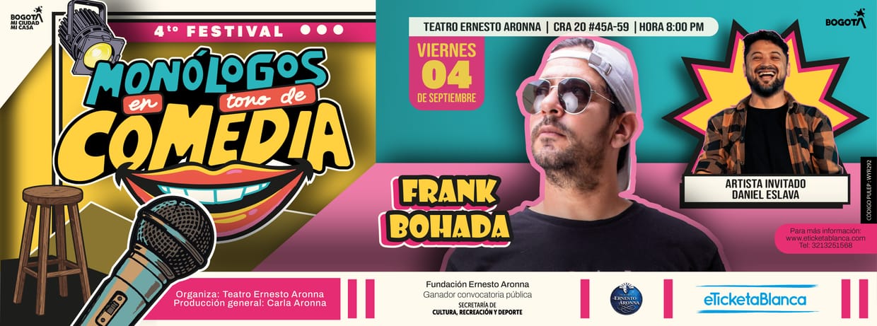 FRANK BOHADA -MONOLOGOS EN TONO DE COMEDIA