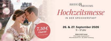 BRIDES & GROOMS Hochzeitsmesse - Samstag