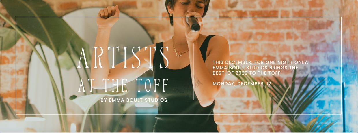 Artists at The Toff by Emma Boult Studios 