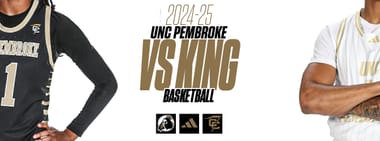 UNCP Braves Basketball Vs King