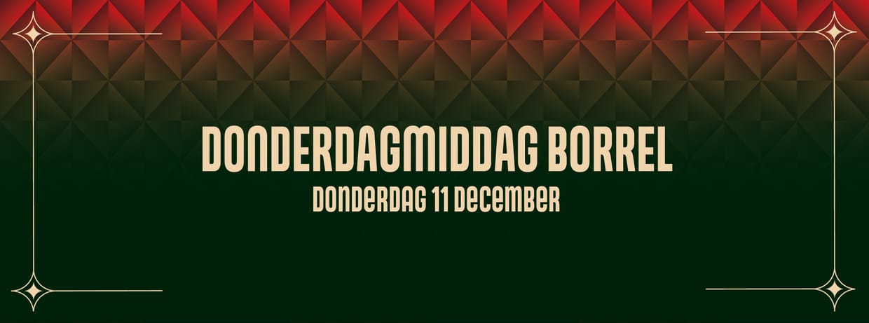 Donderdagmiddag borrel | 11 December