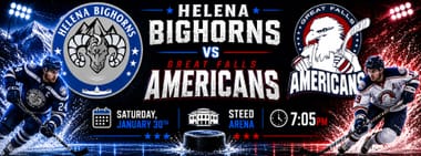Helena Bighorns vs Great Falls Americans 