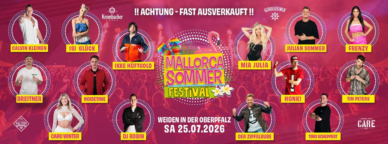 Mallorca Sommer Festival Weiden 2026