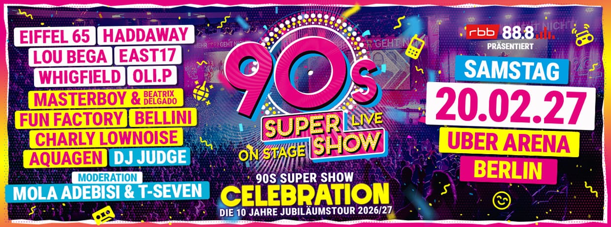 90s Super Show Berlin 2027