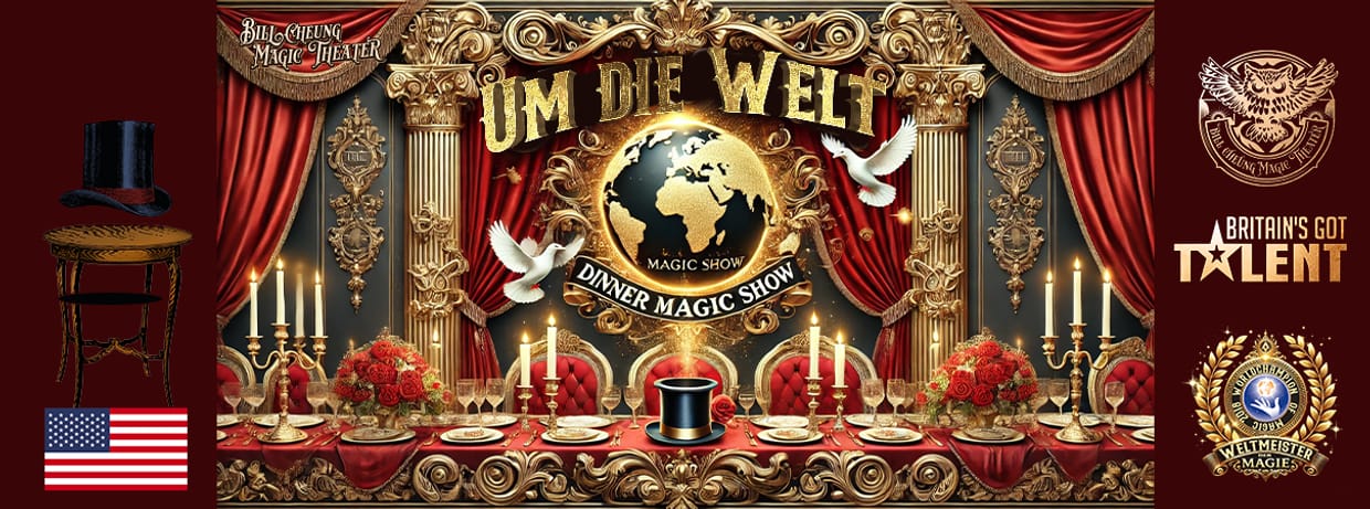 Um die Welt – Dinner Magic Show- 🇺🇸 USA