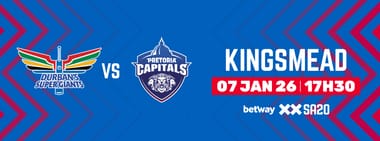 Durban's Super Giants vs Pretoria Capitals