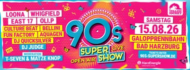 90s Super Show Bad Harzburg - live & open air 2026