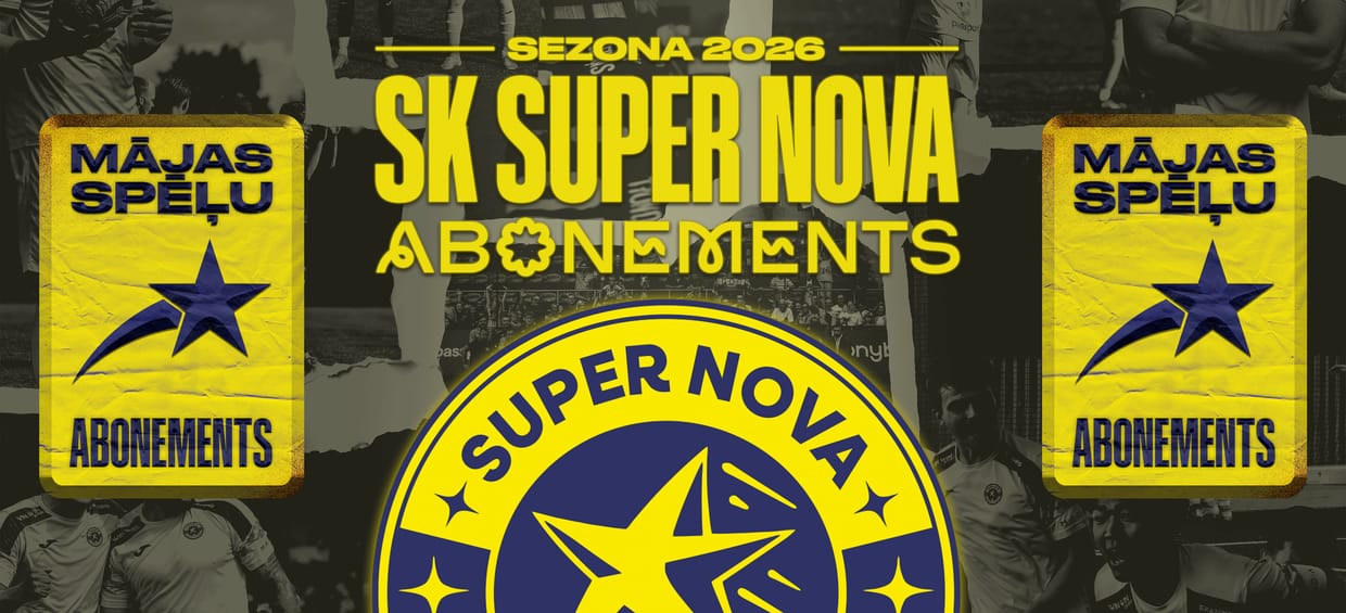 SK “SUPER NOVA” 2026. gada sezonas abonements