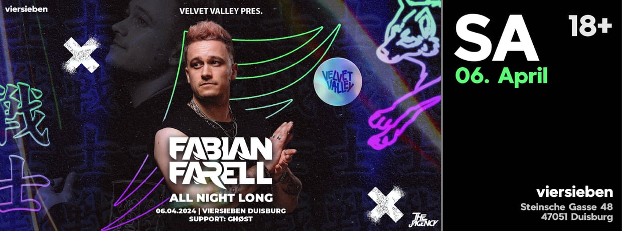 Velvet Valley pres. Fabian Farell All Night Long • 06.04