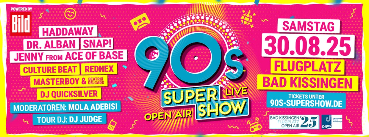 90s Super Show Bad Kissingen - live & open air