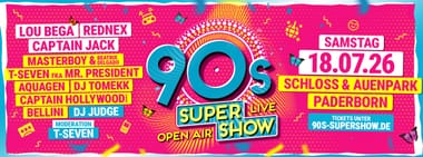 90s Super Show Paderborn - live & open air 2026