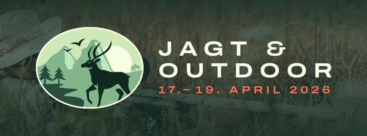 Jagt og Outdoor messen i Odense Congress Center 17 - 19 April 2026