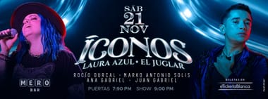 EL JUGLAR Y LAURA AZUL: ÍCONOS (EN MERO BAR)
