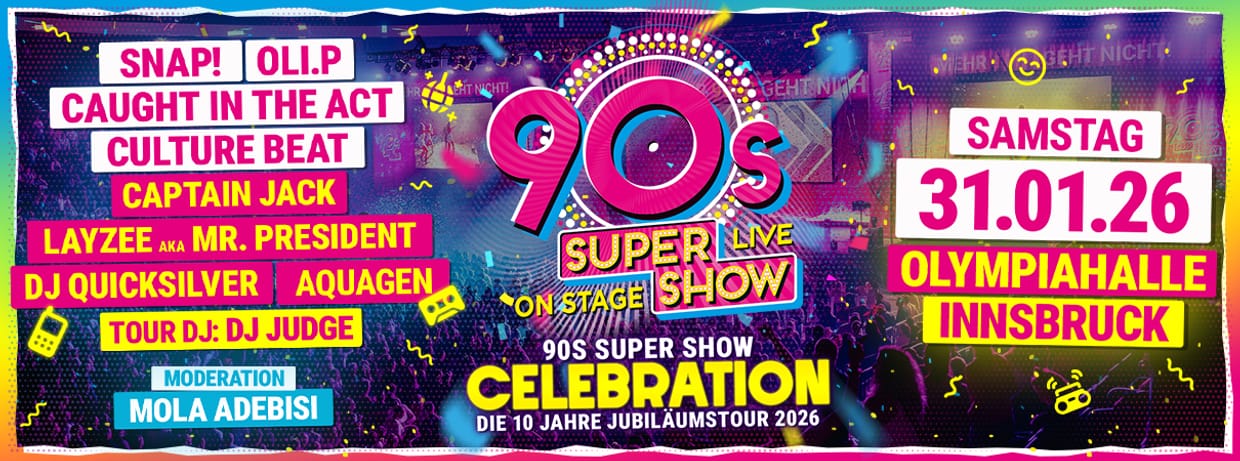 90s Super Show Innsbruck 2026