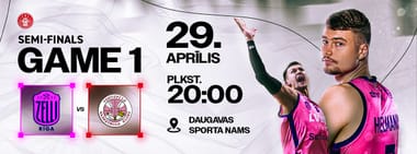 Rīgas Zeļļi LBL 1/2 fināla 1. spēle