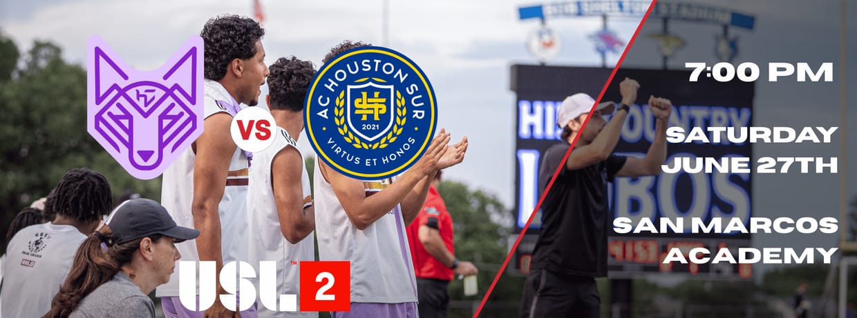 Lobos vs AC Houston Sur