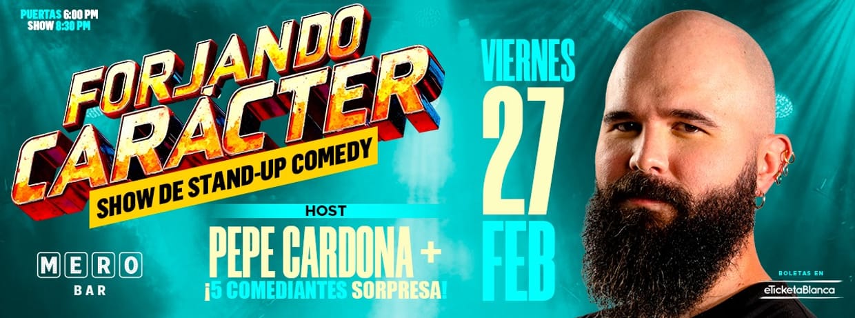 FORJANDO CARACTER: SHOW DE STAND-UP COMEDY