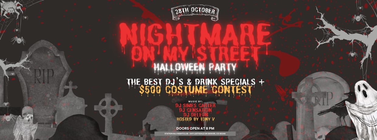 "Nightmare on My Street" Halloween Costume Party