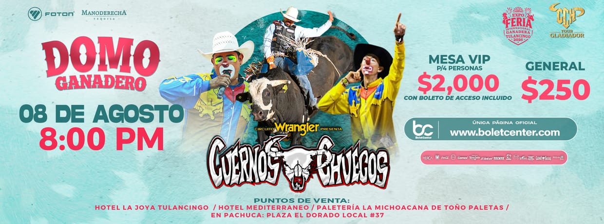 RODEO CUERNOS CHUECOS 08/08/2026