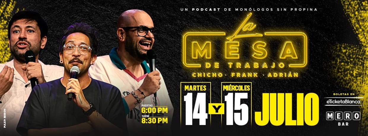 LA MESA DE TRABAJO EN VIVO EN MERO BAR