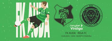 Tonybet Virslīga: FK AUDA – Riga FC