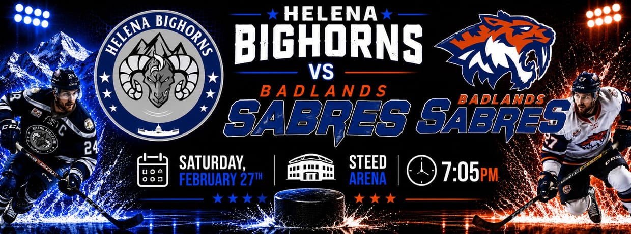 Helena Bighorns vs Badlands Sabres