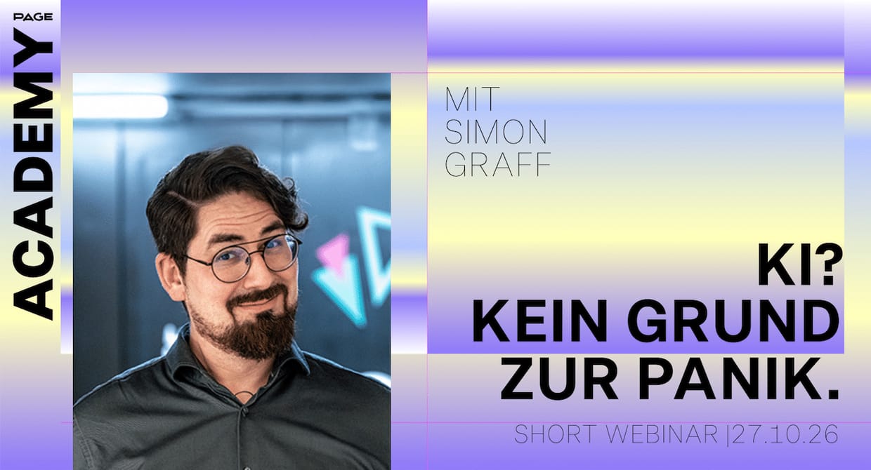 AI? No need to panic. Getting started with AI for creative professionals Kopie