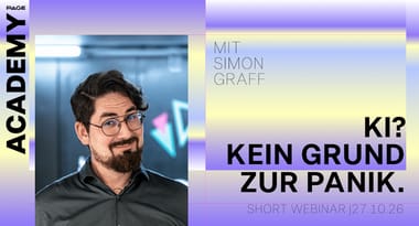 AI? No need to panic. Getting started with AI for creative professionals Kopie