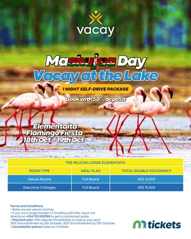 Mashujaa Day Vacay at the Lake