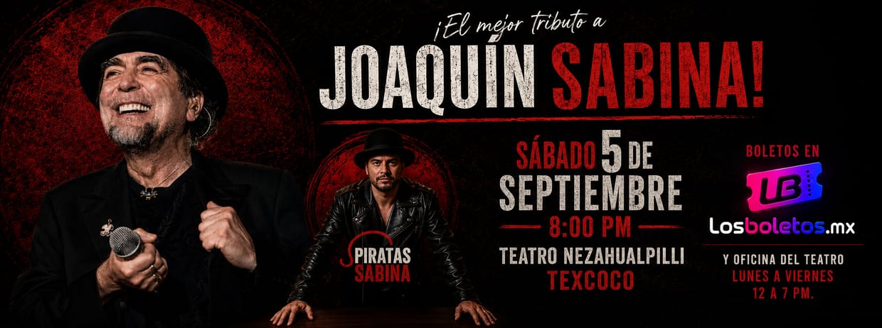 Piratas Sabina ¡El mejor tributo a Joaquín Sabina!