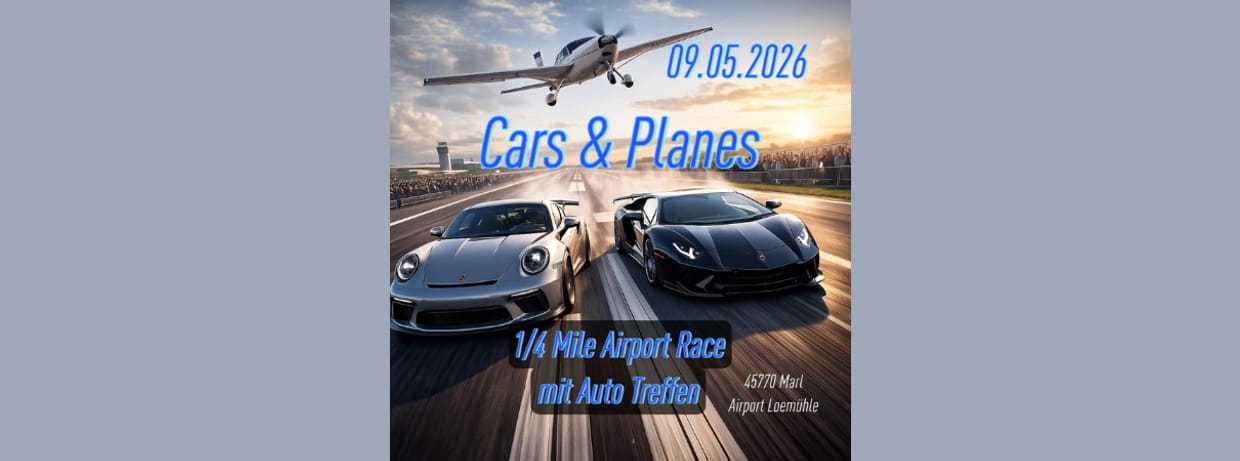 Cars & Planes 09/26 – Airport 1/4 Mile Race – Racer