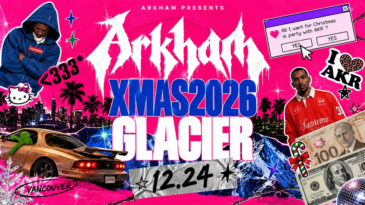 ARKHAM XMAS HIPHOP PARTY 2026: GLACIER