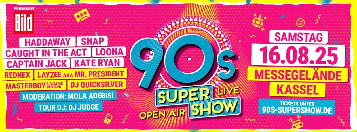 90s Super Show Kassel - live & open air