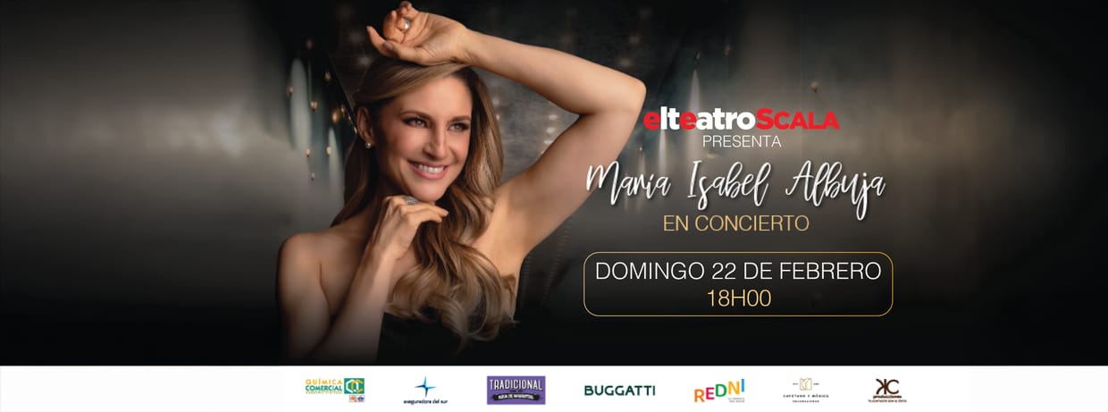 MARÍA ISABEL ALBUJA EN CONCIERTO DOMINGO 22 DE FEBRERO 18:00