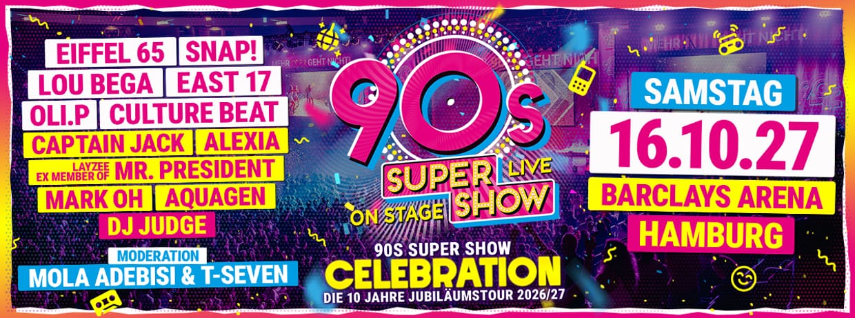 90s Super Show Hamburg 2027