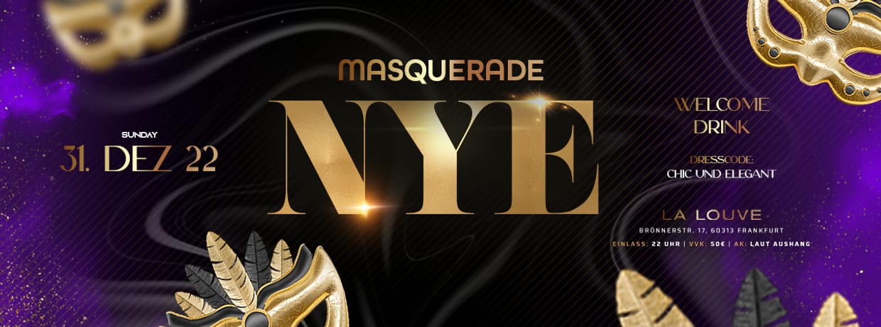 MASQUERADE NYE
