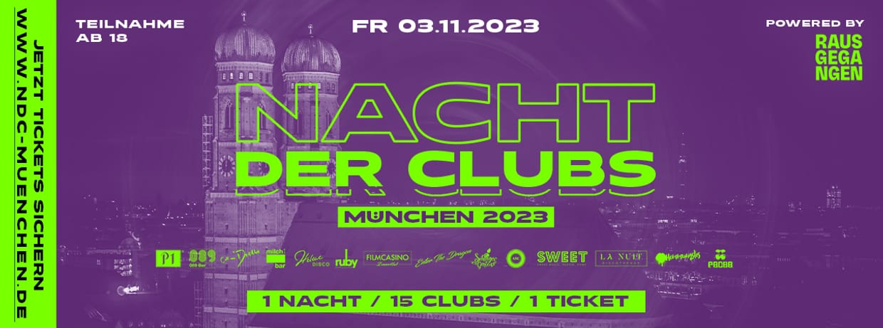 NACHT DER CLUBS // München 2023